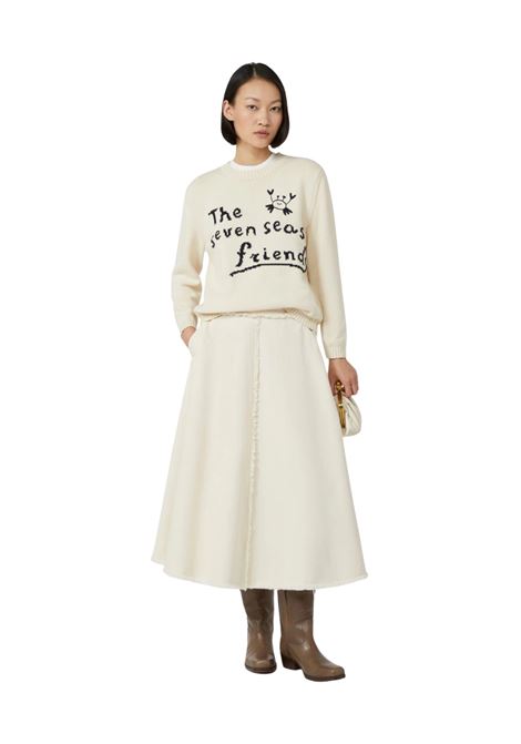Maglia in cordonetto di cotone - AVORIO Weekend MAXMARA | NESPOLA001